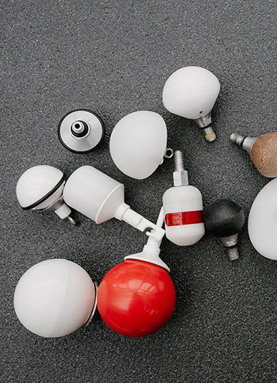 Verschiedene Stockspitzen Verschiedene Stockspitzen